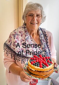 Person with cake